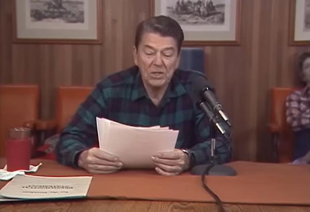 Ronald Reagan comercio justo