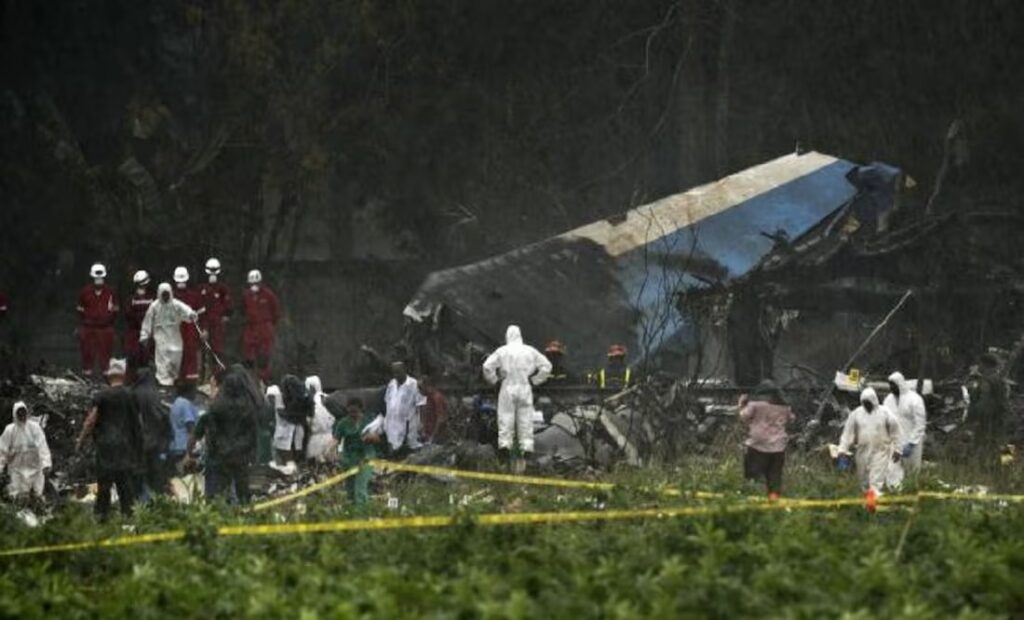 SRE accidente aéreo
