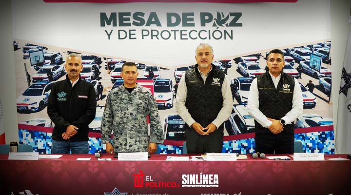 SSC presenta resultados de estrategias de seguridad en Puebla capital