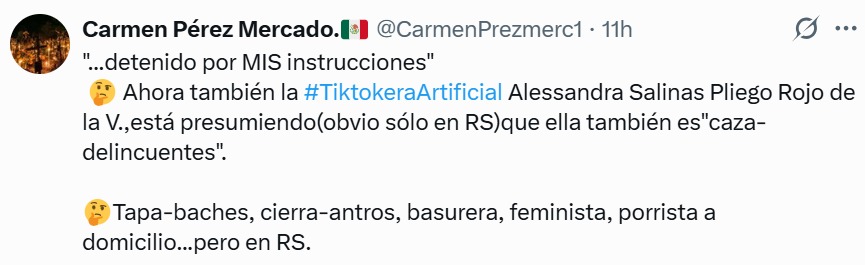 Alessandra Rojo tiktokera