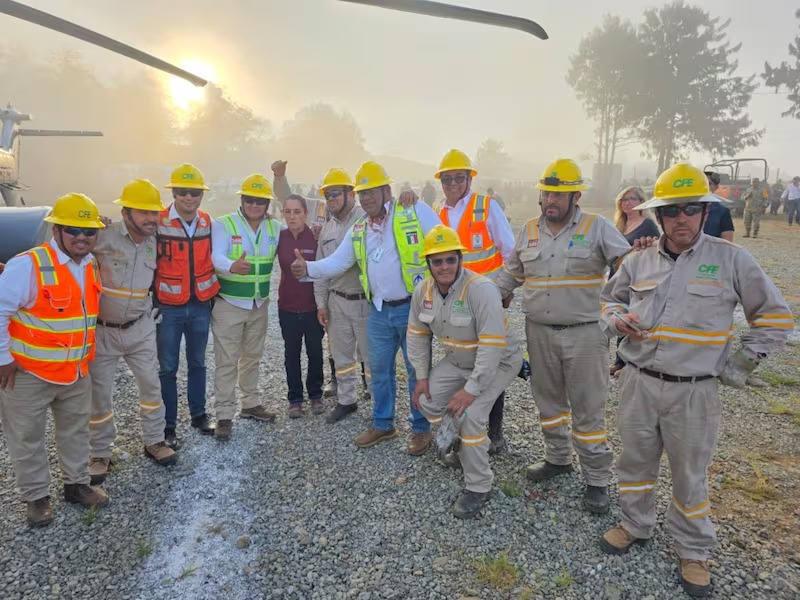 Trabajadores CFE Sheinbaum