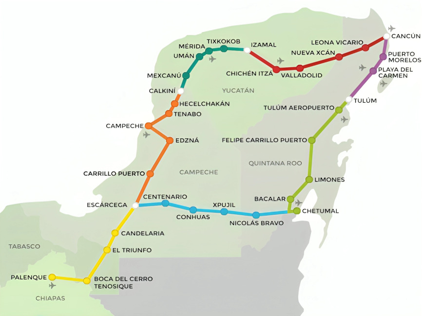 Tren Maya movilizará 4.7 toneladas de mercancía en 2030
