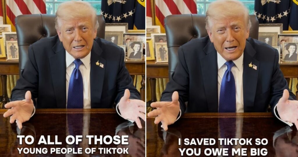 Trump video desde TikTok