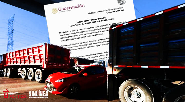 Campesinos y transportistas levantan bloqueos tras acuerdo