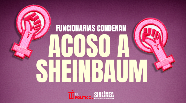 Funcionarias se solidarizan con Sheinbaum