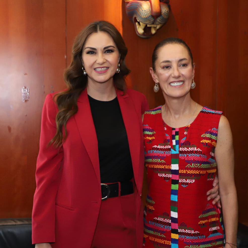 Geovanna y Sheinbaum