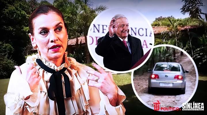 Beatriz Gutiérrez Müller e hijos vistan a SMLO por su cumpleaños