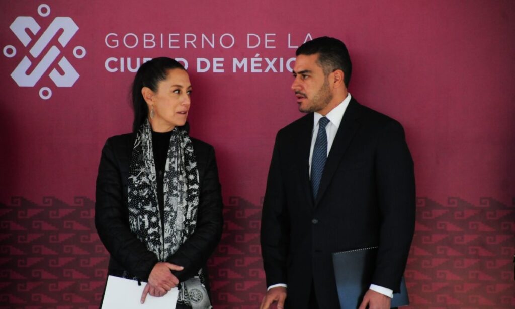 Harfuch y Sheinbaum en CDMX