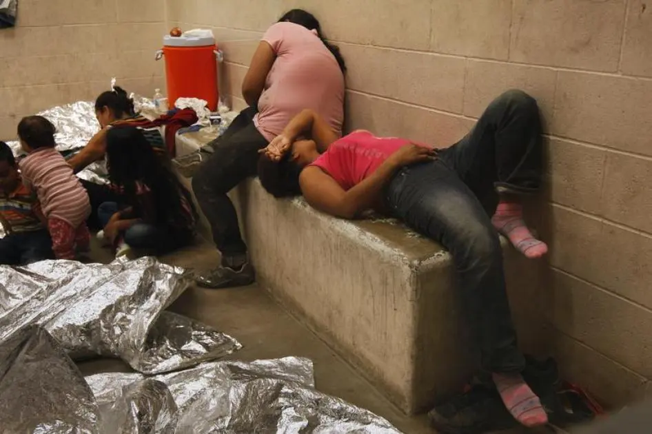 Menores migrantes detenidos 