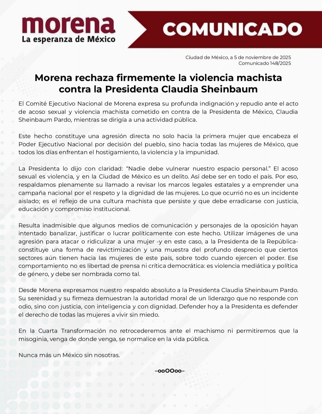 Morena con Sheinbaum