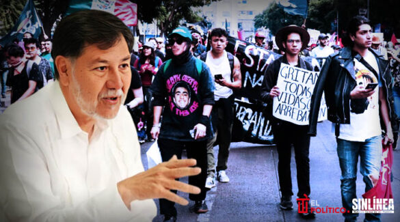 Noroña critica marcha de la Generación Z: "no tiene apoyo"