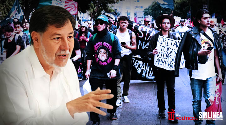 Noroña critica marcha de la Generación Z: "no tiene apoyo"