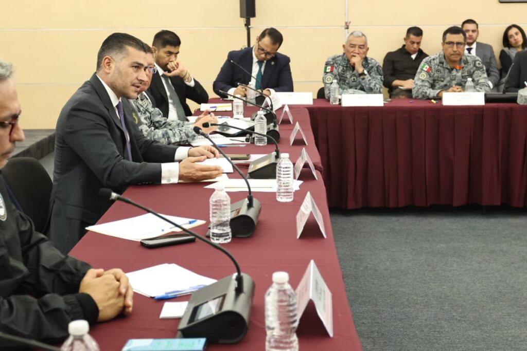 omar García Harfuch en reunión