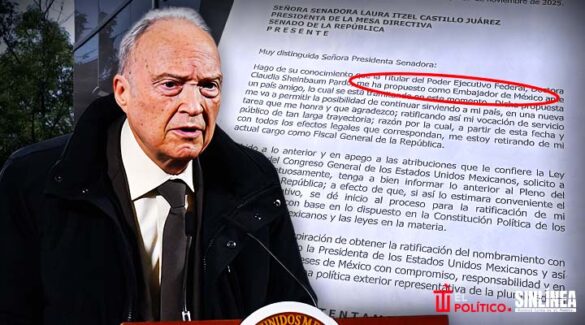 Revelan carta de renuncia de Alejandro Gertz