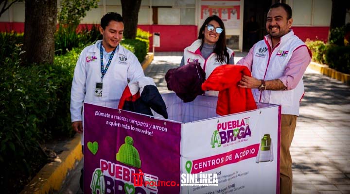 SMDIF se suma a campaña Puebla te abriga, dona una chamarra