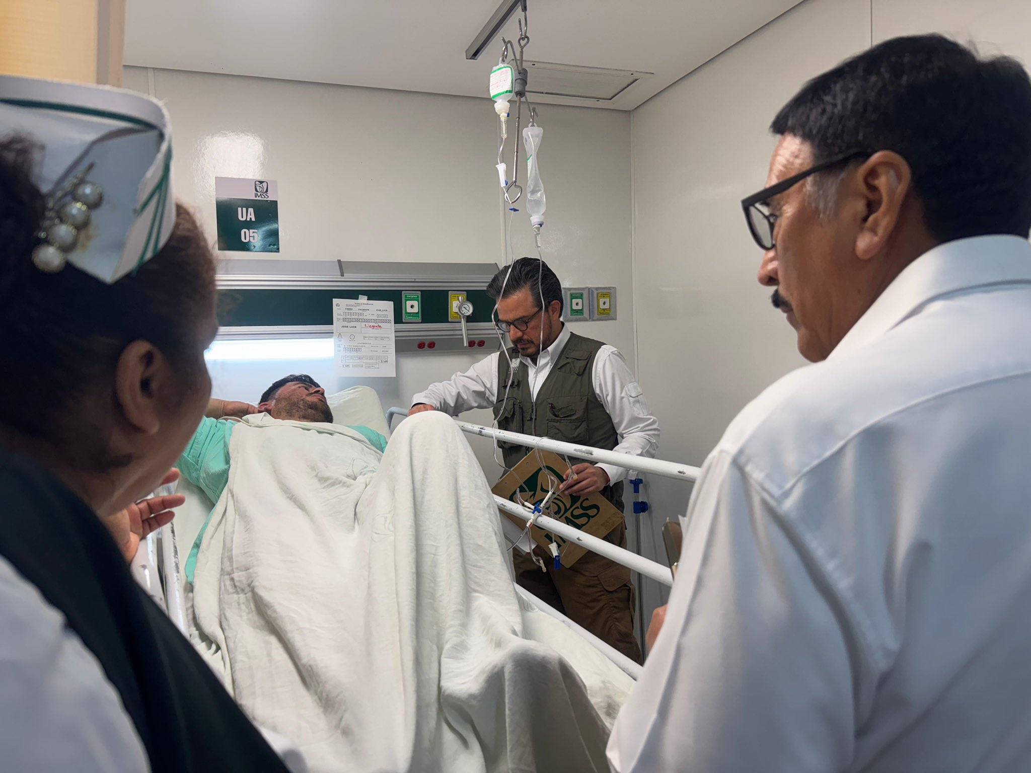 IMSS da seguimiento a heridos por el Tren Interoceánico