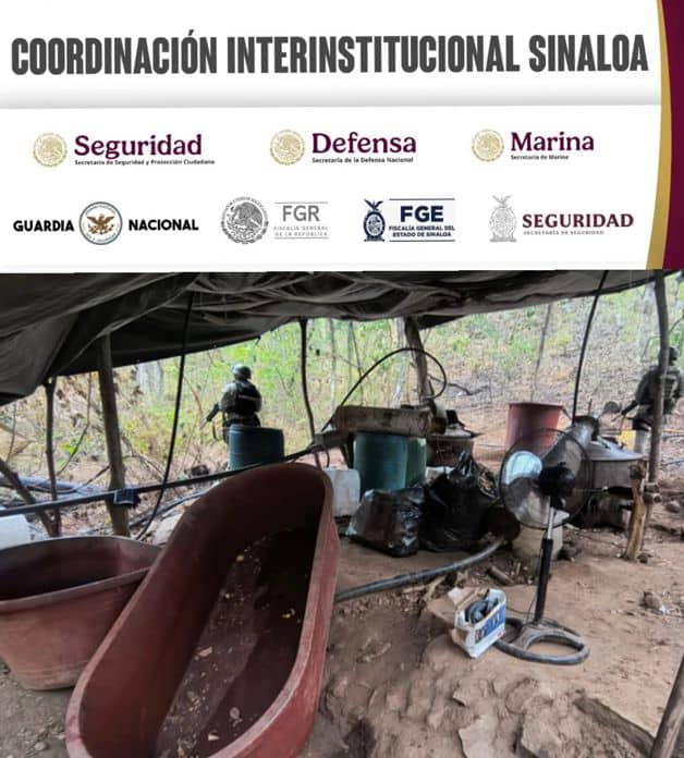 decomisos del ejército Sinaloa