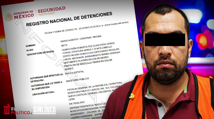 Detienen a El Betito, hijo de M1 y sobrino de Osiel Cárdenas