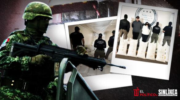 Detienen a sujetos con 300 kilos de metanfetamina en Sinaloa