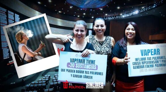 Diputados aprueban en lo general prohibir vapeadores