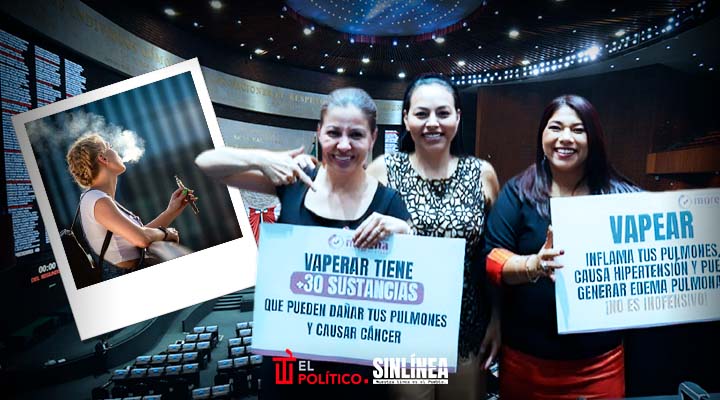 Diputados aprueban en lo general prohibir vapeadores