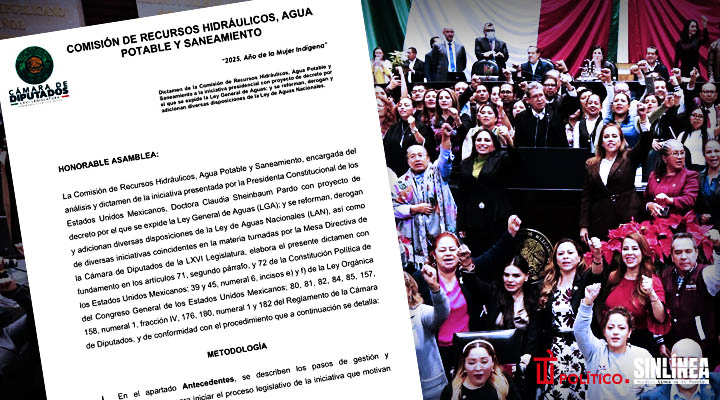 Diputados aprueban reforma a Ley de Aguas; pasa al Senado