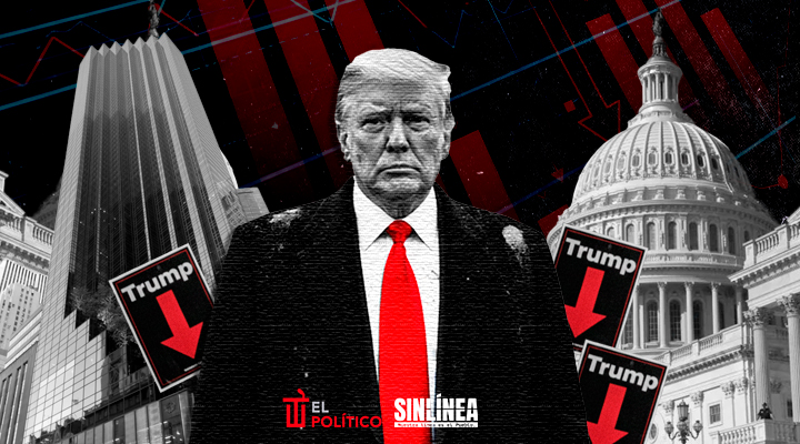 Trump cae en picada al final de 2025: 42% de aprobación