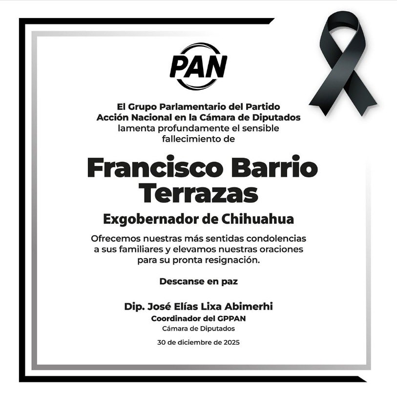 Francisco Barrio Terrazas. ¿Quién fue y de qué murió?