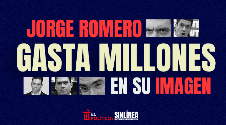 Jorge Romero: derroche y promoción de su imagen