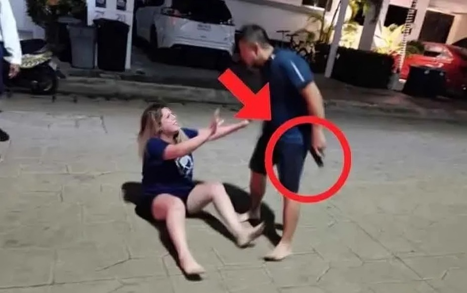 juez agrede a pareja