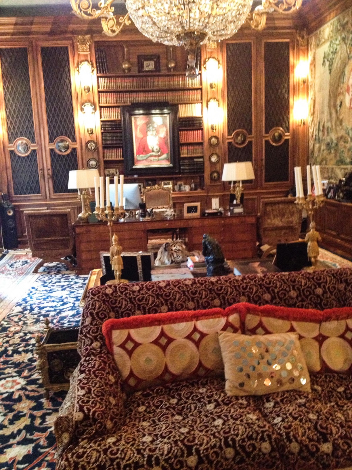 Mansion Jeffrey Epstein sillones