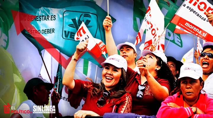 Morena y Partido Verde, únicos en aumentar padrón en 2025