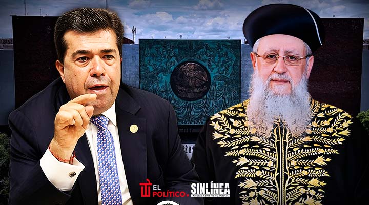 Pedro Haces recibe a rabino israelí en San Lázaro