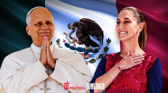 Sheinbaum habla por teléfono con el Papa León XIV y lo invita a visitar México