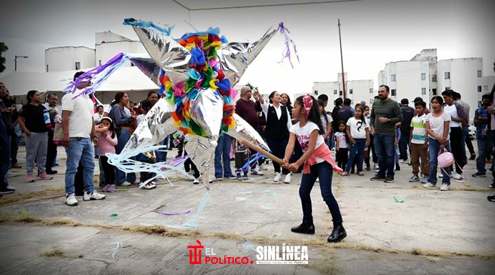 Familias de Villa Frontera y La María disfrutan de posada navideña: DIF Municipal