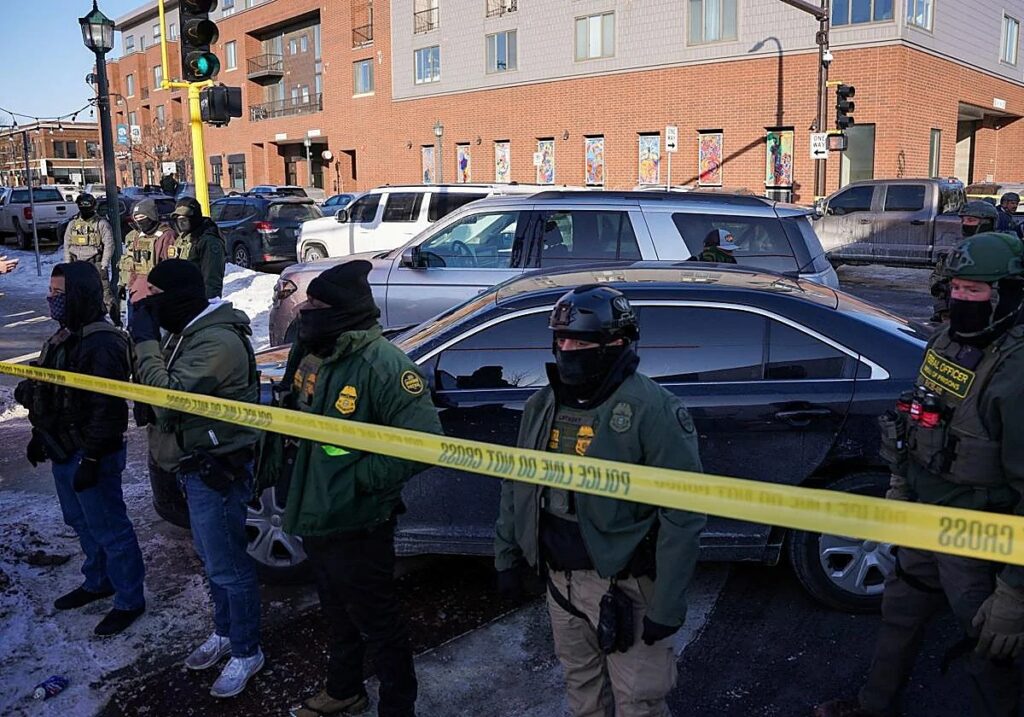 Agentes de ICE en Minneapolis 