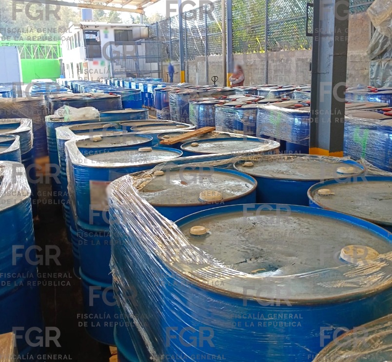 FGR destruye más de 100 toneladas de precursores químicos asegurados en Sinaloa