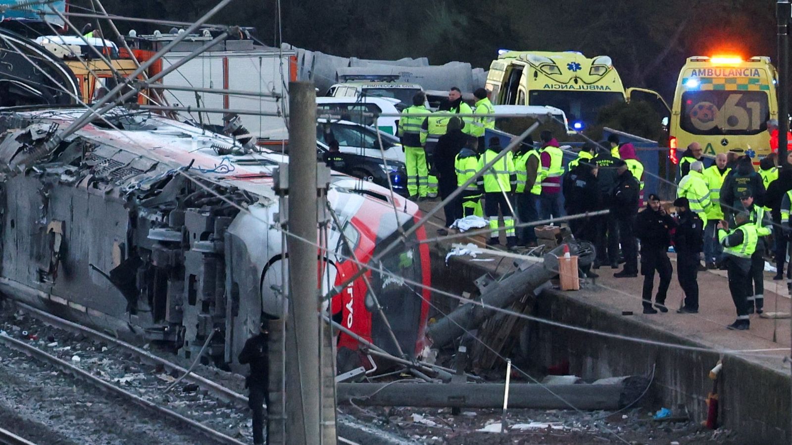 Choque de trenes en España 