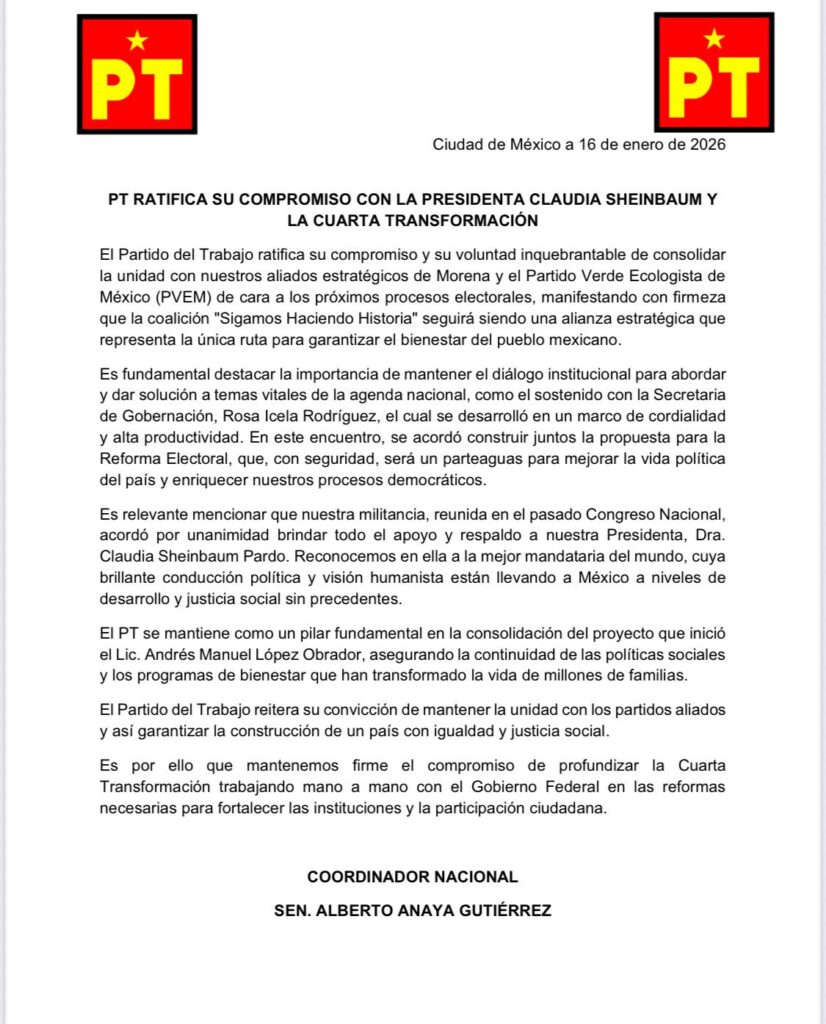 Comunicado PT