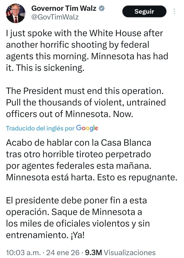 gobernador critica ICE