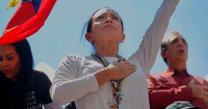 María Corina agradece a Trump por intervención en Venezuela