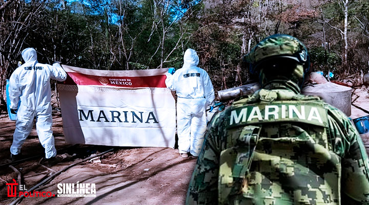 Marina desmantela laboratorios clandestinos en tres estados