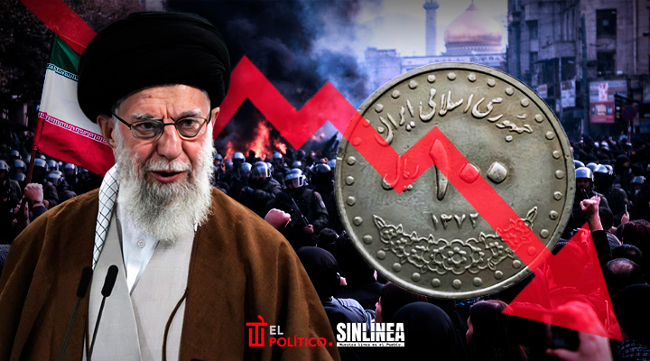 Moneda de Irán se desploma; colapso desata protestas