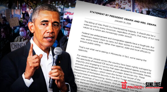 Obama condena muerte de Alex Pretti y critica redadas de ICE