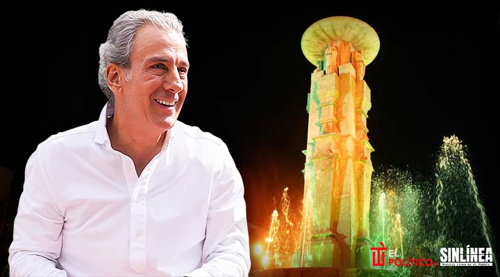 Pepe Chedraui inaugura mantenimiento integral de la Fuente de los Frailes