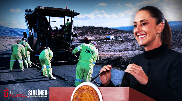 Sheinbaum anuncia inversión de 50 mil mdp para bacheo y conservación de carreteras