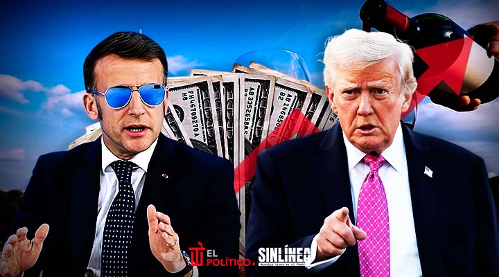 Trump amenaza a Francia con arancel de 200% a vino y champán