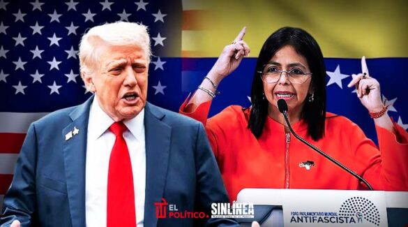 Trump sostiene llamada telefónica con Delcy Rodríguez