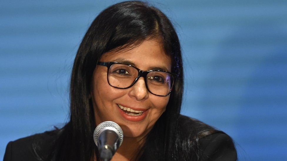 Vicepresidenta de Venezuela fija postura de defensa de Maduro