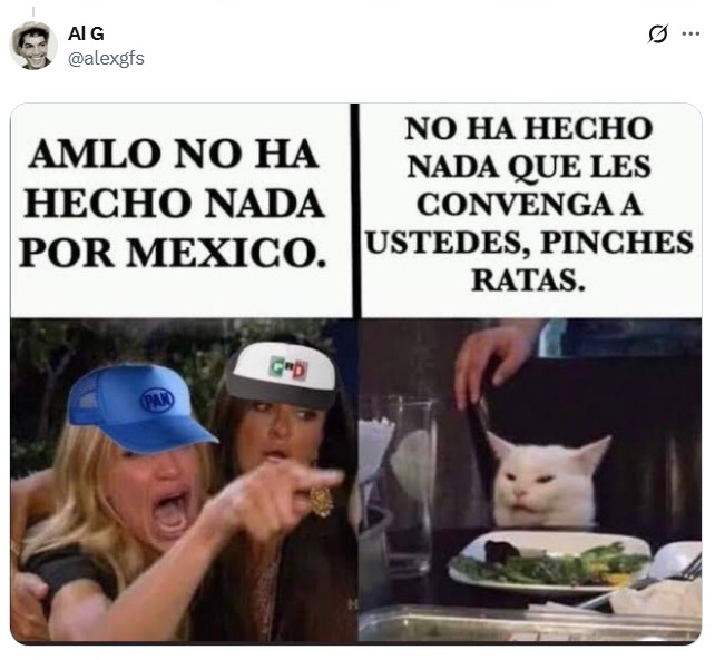 Redes tunden a Alito tras señalamientos contra Morena